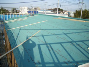 屋根下地・ルーフィング葺き
