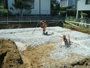 根伐・砕石地業