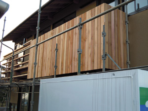 バルコニー手摺組立