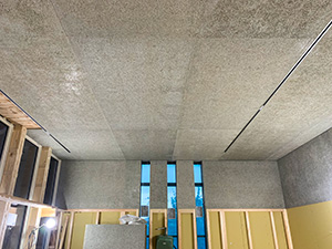 天井壁TSボード（木毛セメント板）