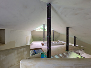 内部下地処理状況