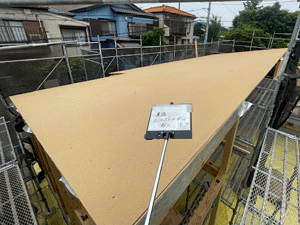 屋根下地完了 No.1