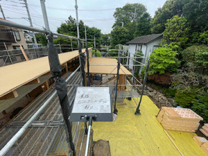 屋根下地完了 No.2