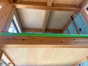 天井:インテリアラーチ貼り No.1