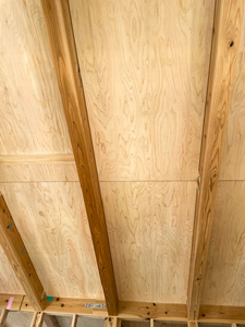 天井:インテリアラーチ貼り No.2