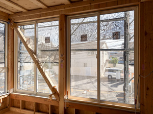 アルミサッシ取付