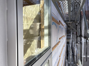 透湿防水シート貼り