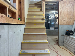 階段取り付け工事