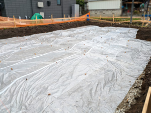 防湿フィルム敷設