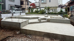 基礎工事完了