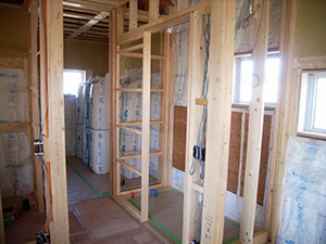 木製建具枠取付け