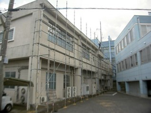 解体養生足場組